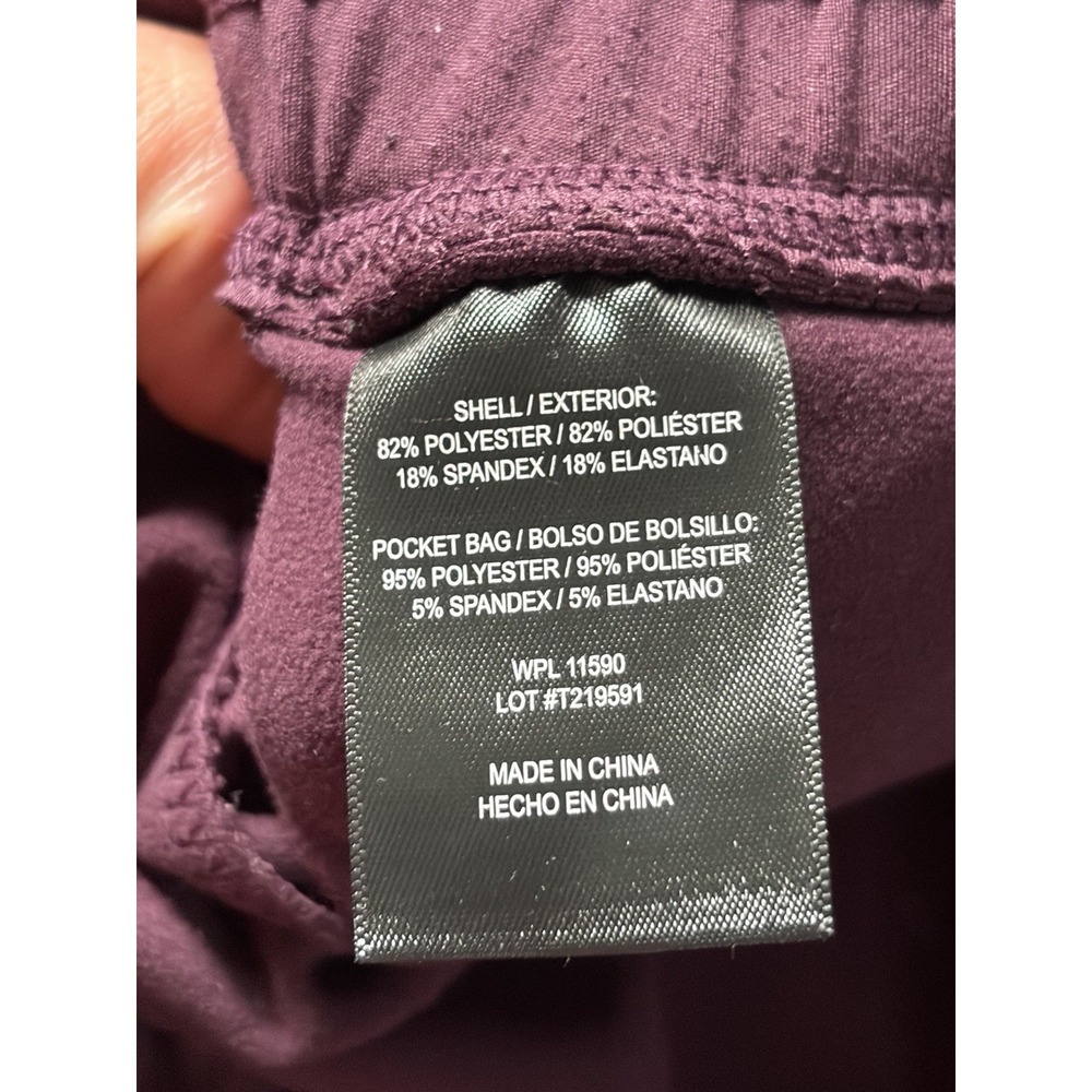 32 degrees maroon jogger tech fleece sweatpants womens Xl workout athleisure - Picture 9 of 10